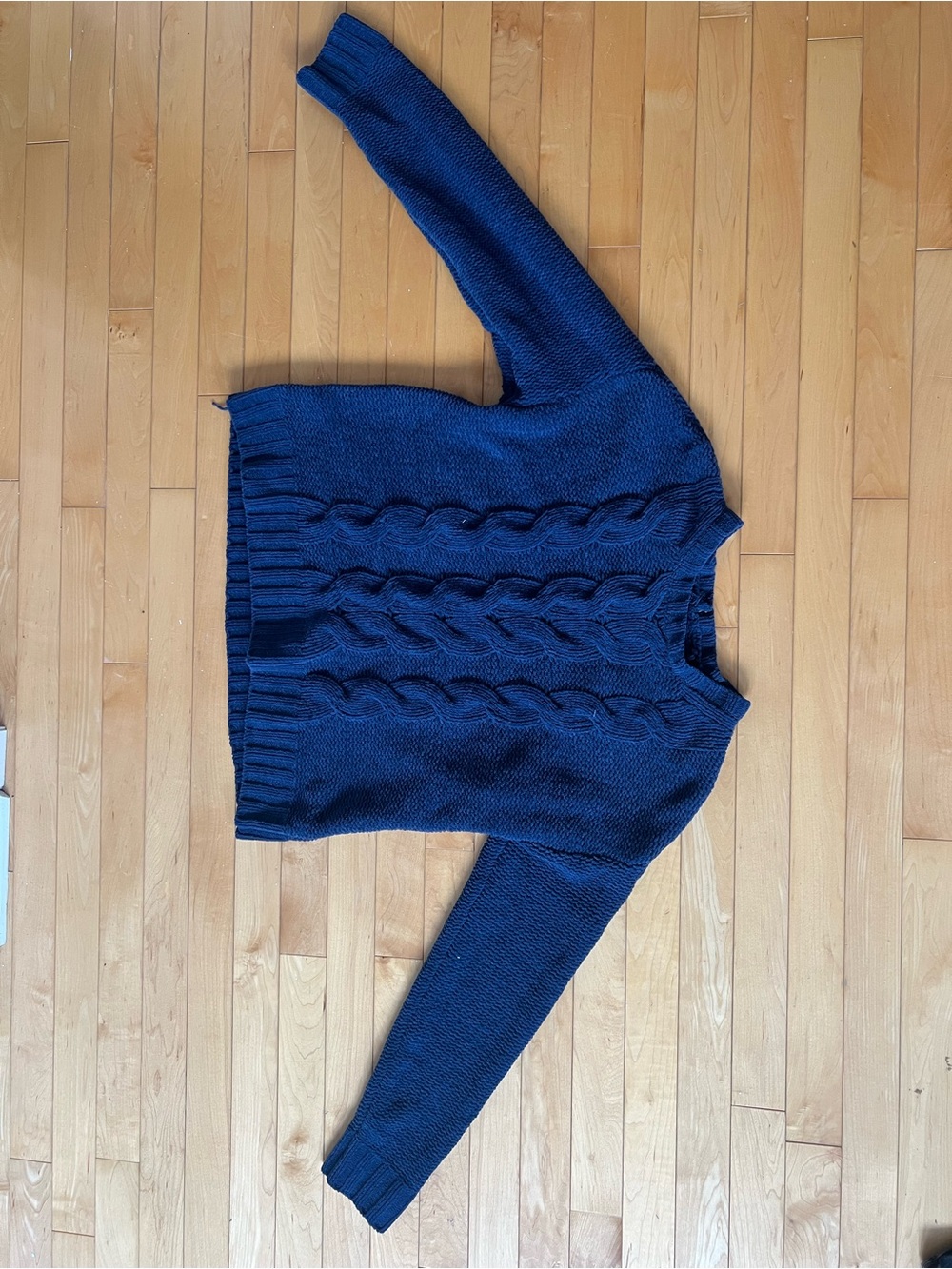 American Eagle Classic Cable Knit Sweater